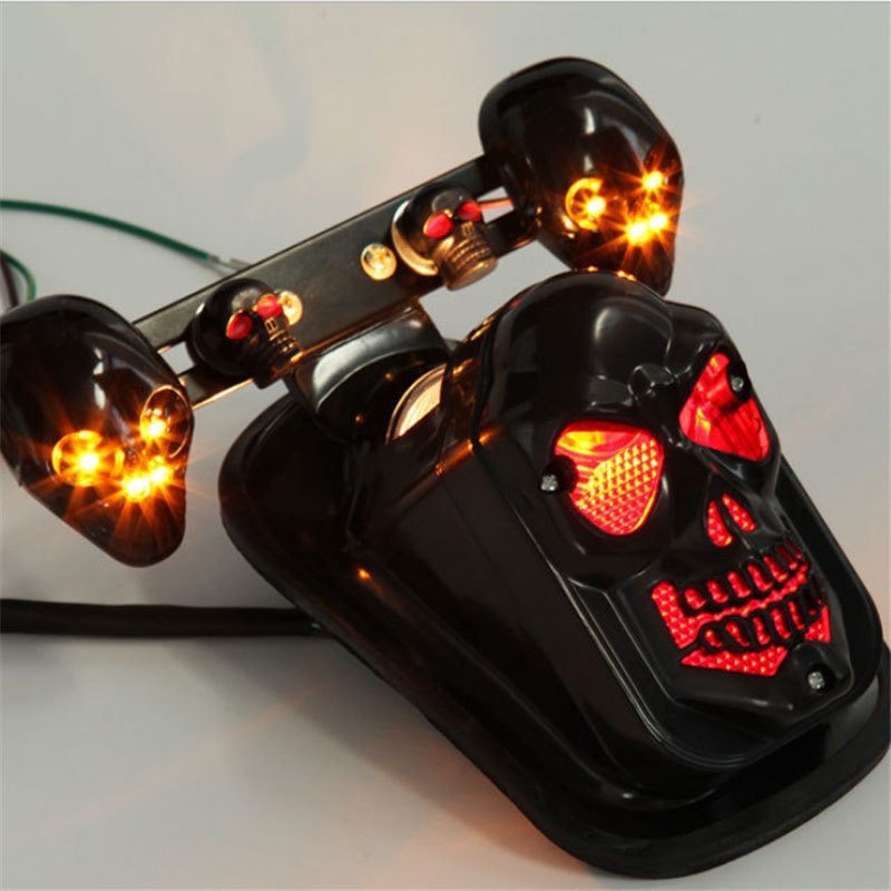 Flag Village Auto Tools Motorcycle electric car accessories ABS material LED taillights Modified taillights