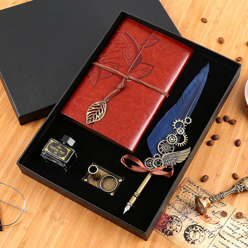 Flag Village Retro Notebook Gift Box Set For Boys And Girls