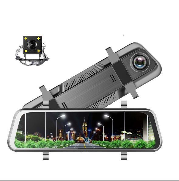 Flag Village Auto Tools Dual Cameras Driving Recorder with Full Display Screen