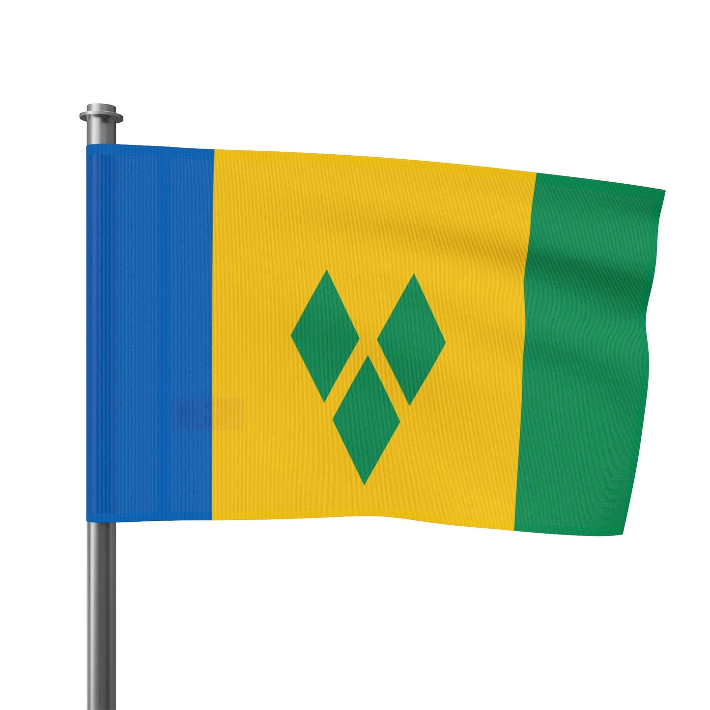 Flag Village Saint Vincent And The Grenadines Flag 18" x 12" / 36" x 24" / 60" x 36"