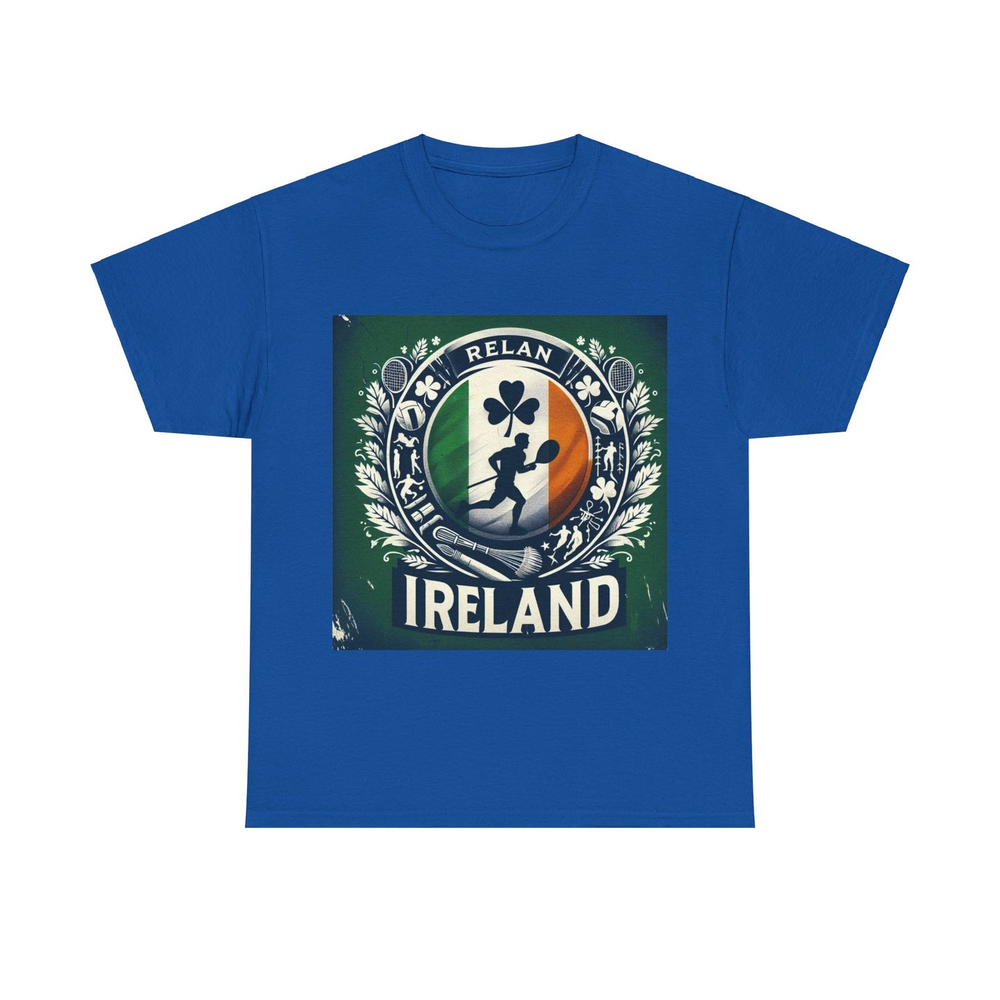 Flag Village Ireland Sporting Flag T-SHIRT Heavy Cotton Tee IRL0007