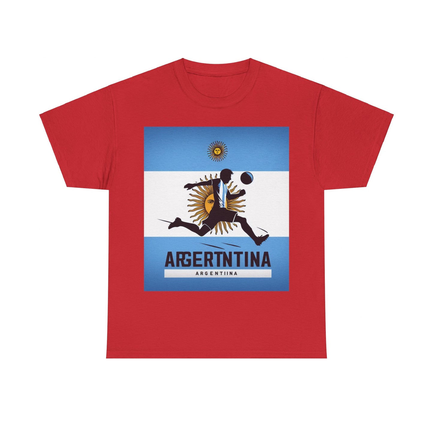 Flag Village Argentina Sporting Flag T-SHIRT Heavy Cotton Tee ARG0005