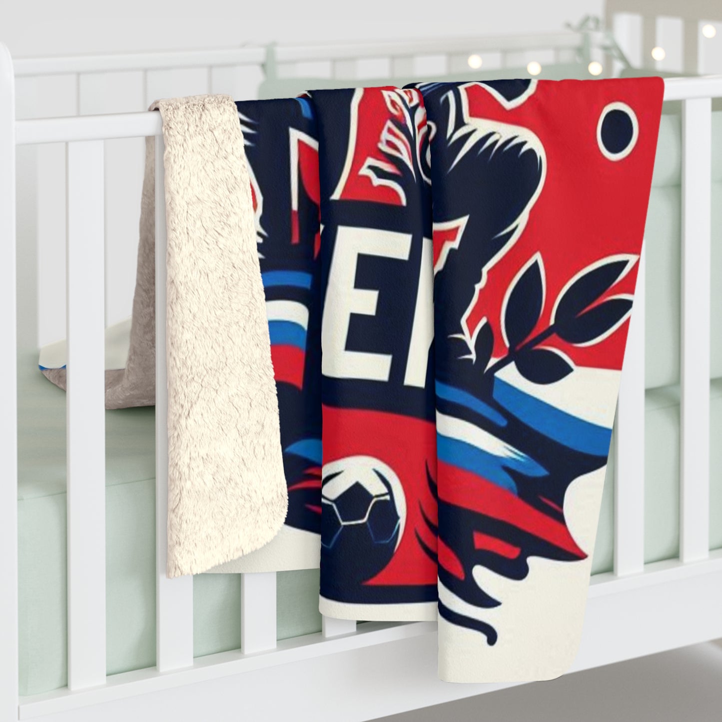 Flag Village Czech Sporting Flag Sherpa Fleece Blanket CZE0001