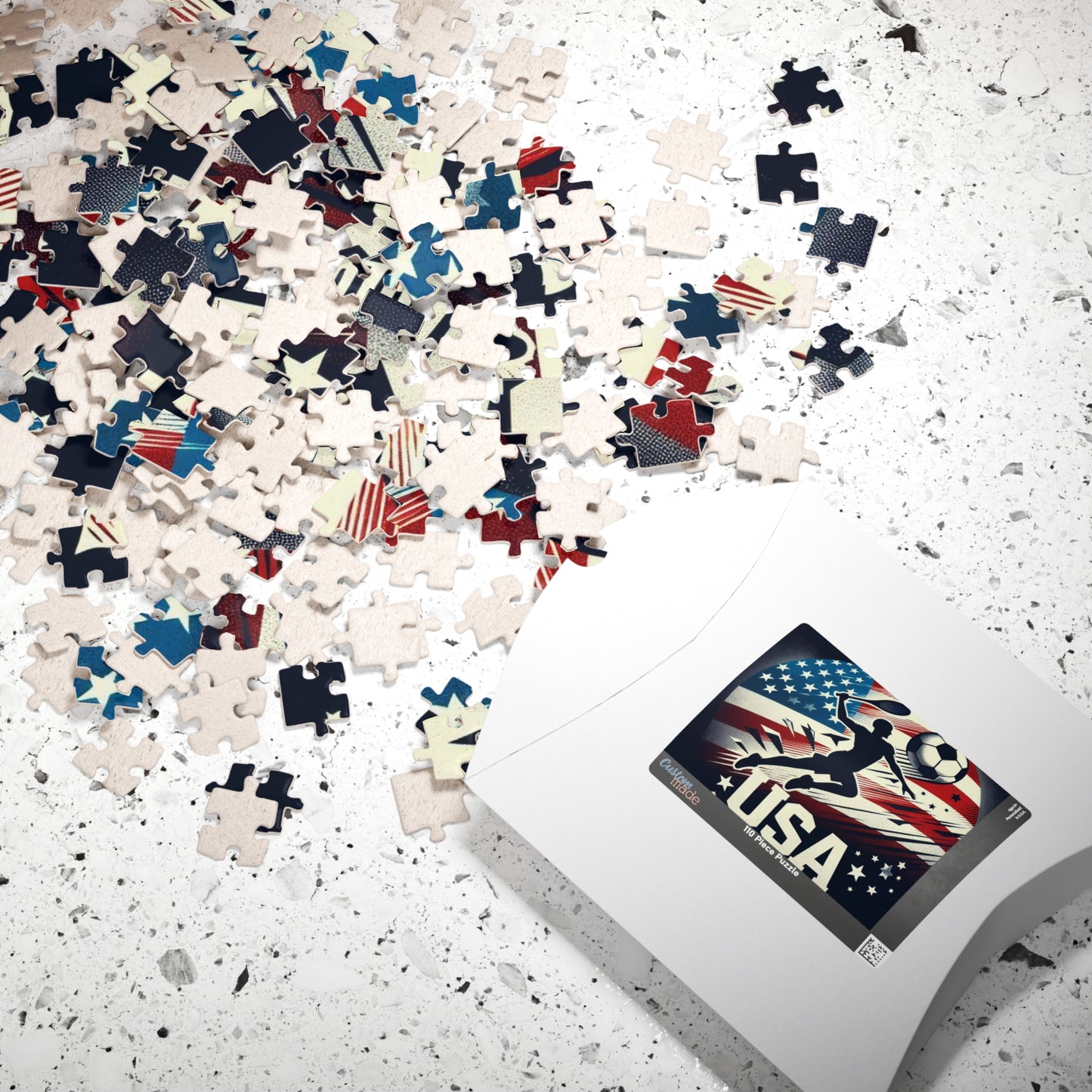 Flag Village USA Sporting Flag Puzzle (110, 252, 520, 1014-piece)