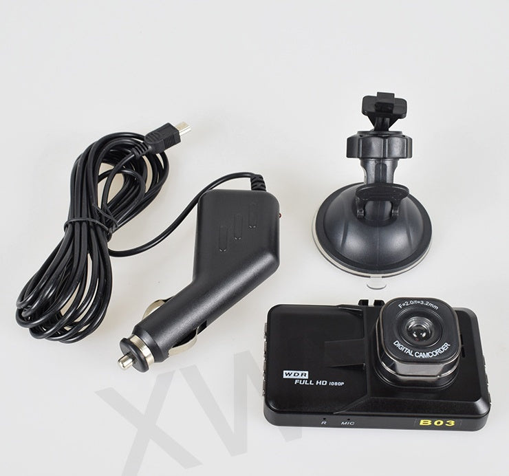 Flag Village Auto Tools 1080P High Resolution Definition Video Car Vehicle 140 Degree Wide Angle Camera DVR Night Vision Recorder with Digital Camcorder