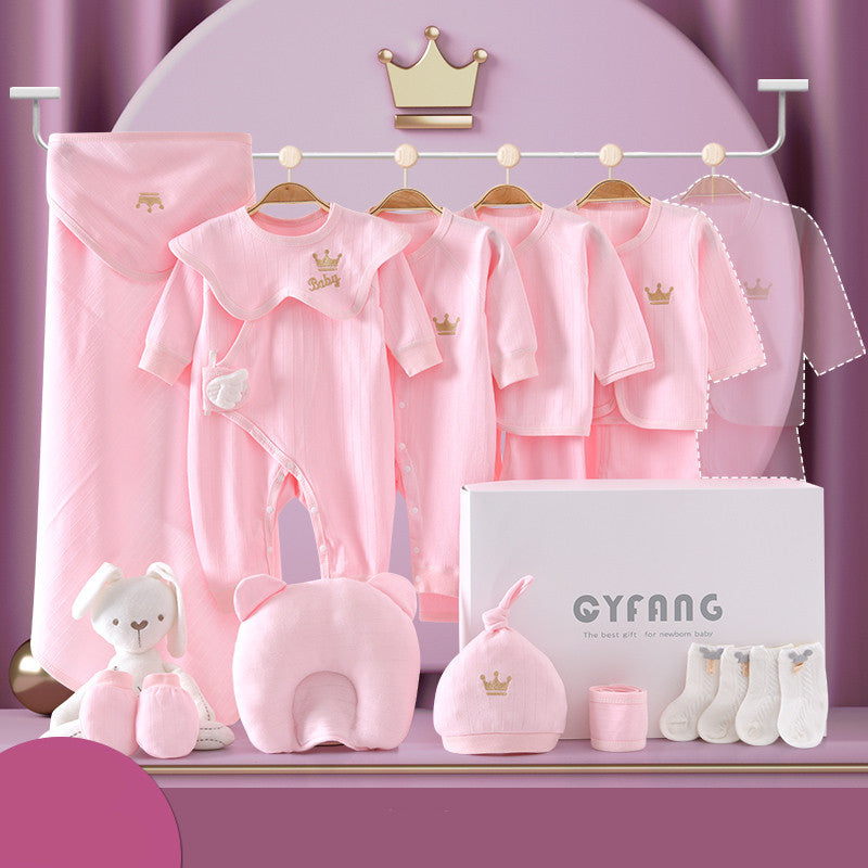 Flag Village Baby Clothes Autumn And Winter Newborn Gift Box Set