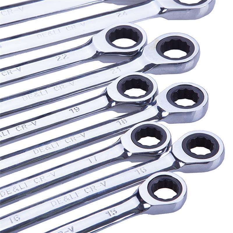 Flag Village Auto Tools Ratchet Dual-purpose Wrench Two-way Fast Dual-purpose Auto Repair Tools