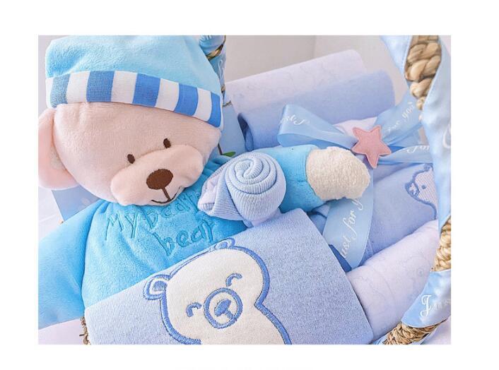 Flag Village Newborn Boy Baby Clothes Set Gift Box Autumn And Winter
