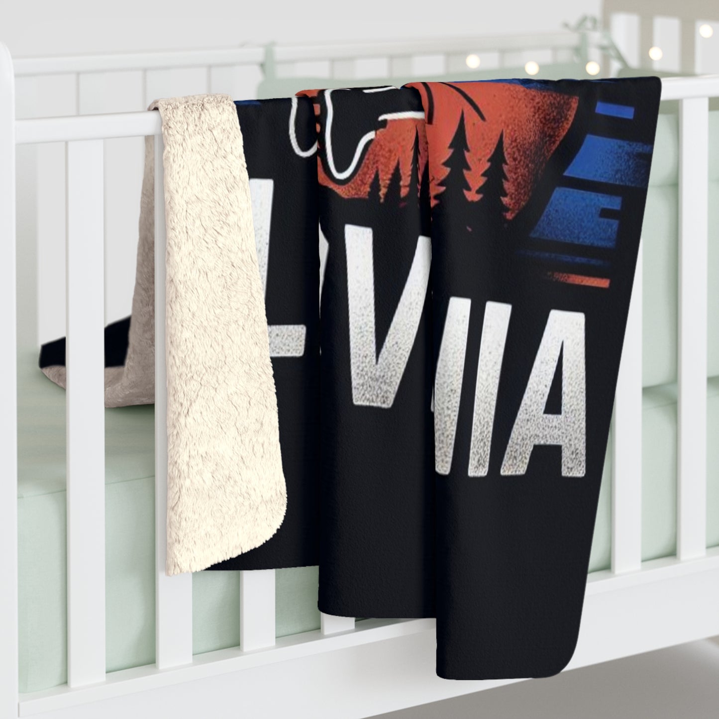 Flag Village Slovenia Sporting Flag Sherpa Fleece Blanket SVN0002