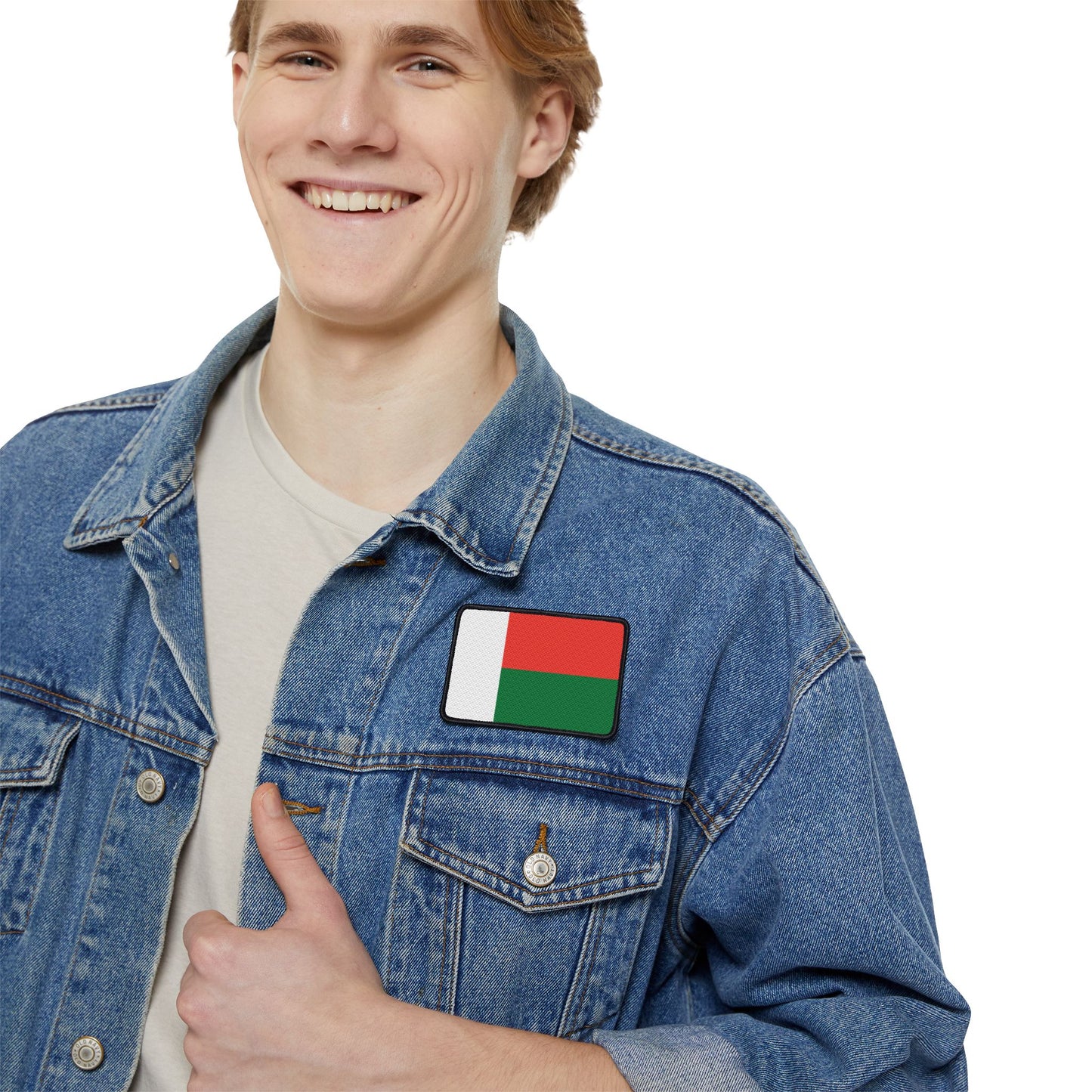 Flag Village Madagascar Flag Embroidery Iron-On Patches