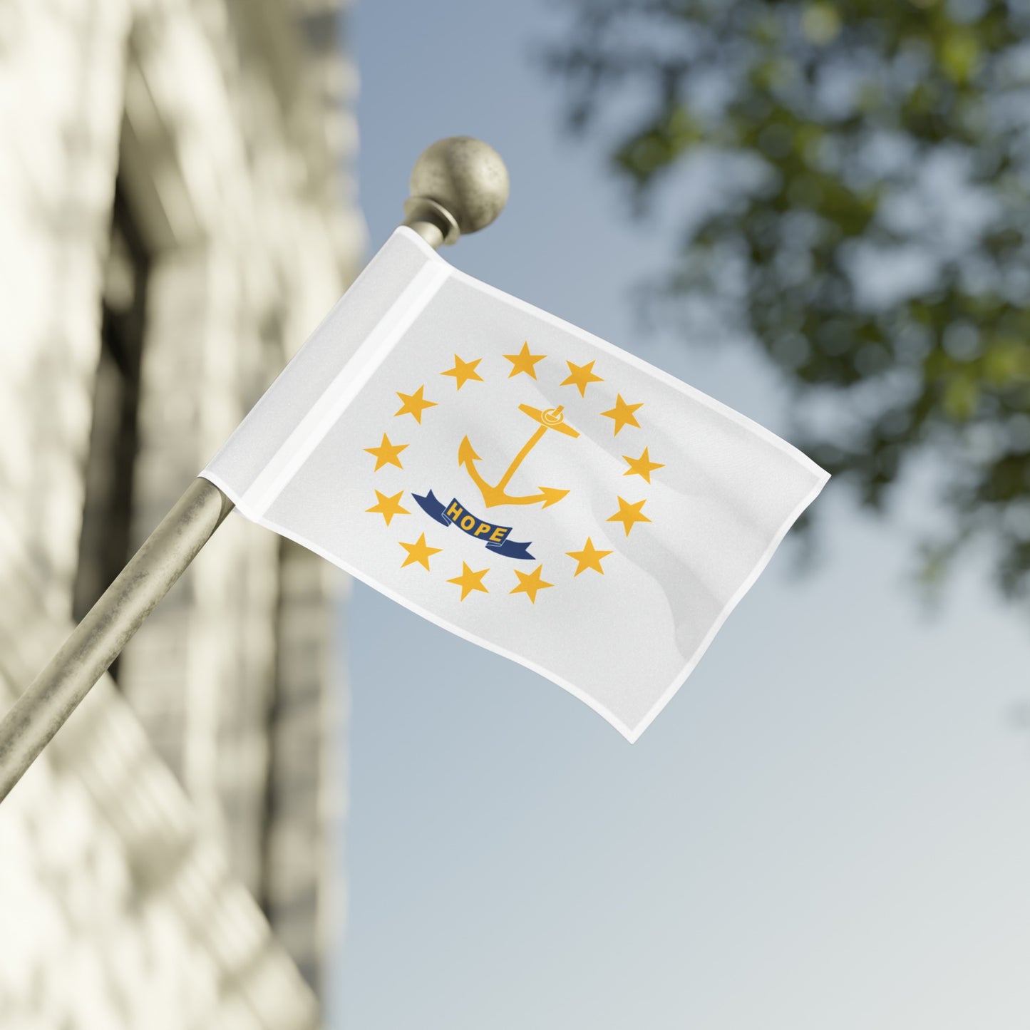 Flag Village USA Rhode Island State Flag 18" x 12" / 36" x 24" / 60" x 36"