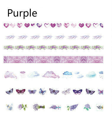 Flag Village Gift box tape set Luyu series DIY daily material stickers