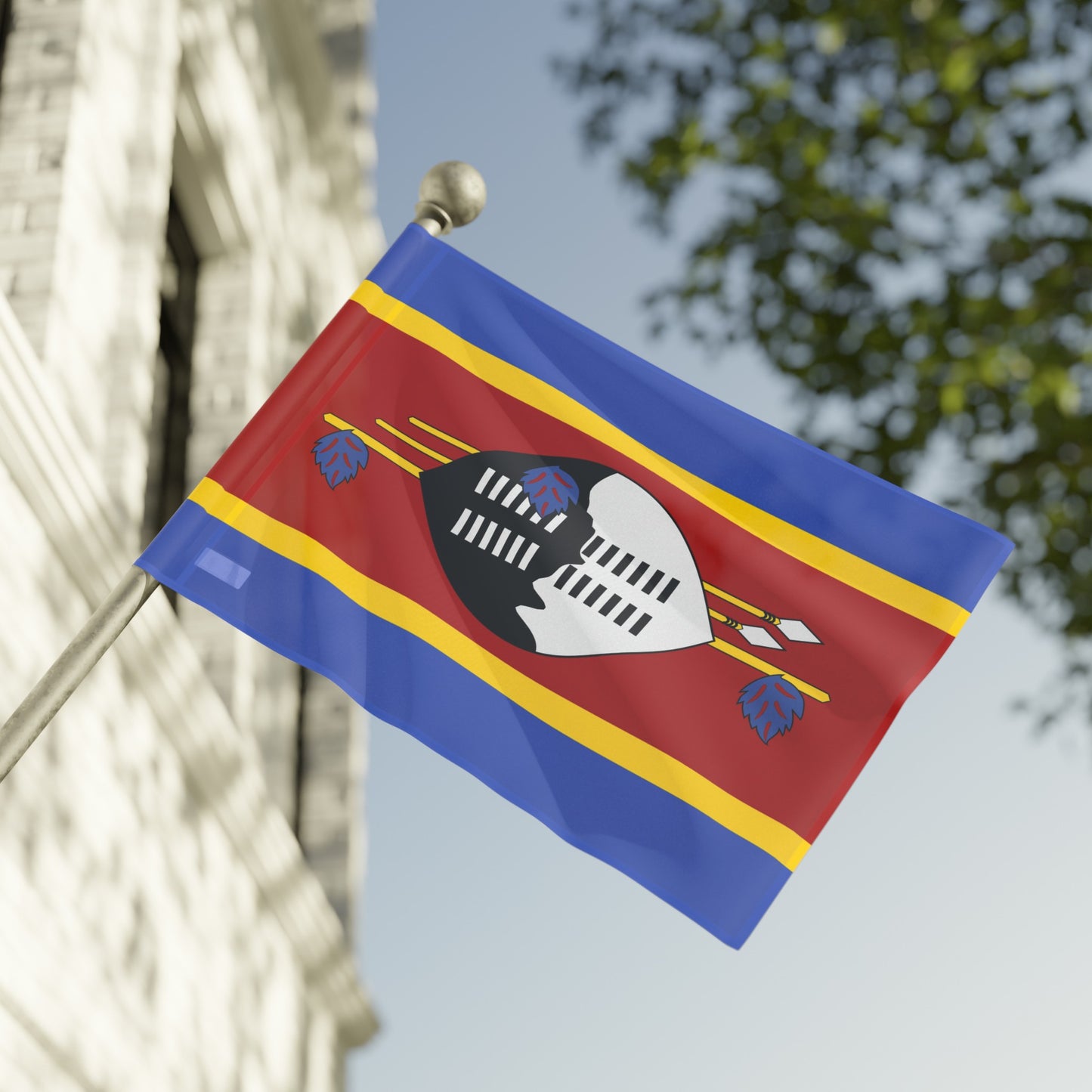 Flag Village Eswatini Flag 18" x 12" / 36" x 24" / 60" x 36"