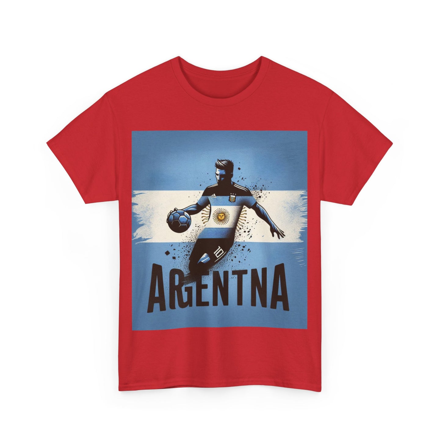 Flag Village Argentina Sporting Flag T-SHIRT Heavy Cotton Tee ARG0008