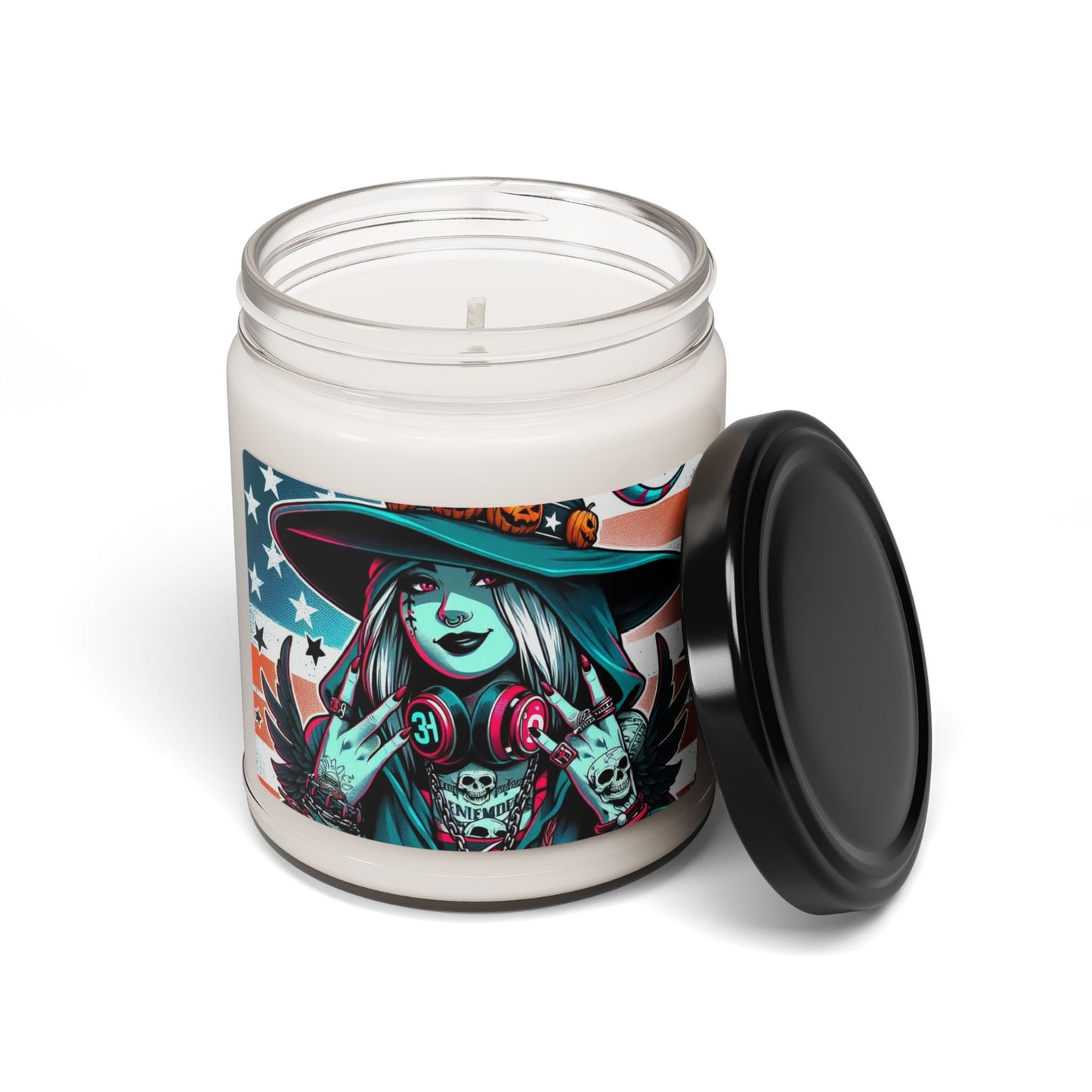 Flag Village Halloween Pretty Witch Scented Soy Candle, 9oz HW0016