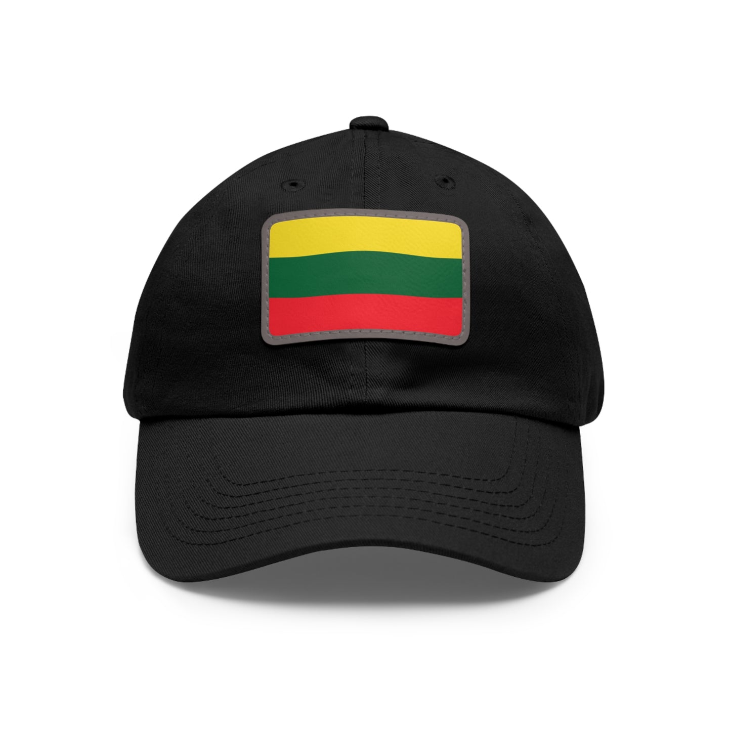 Flag Village Lithuania Flag Hat Cap with Leather Patch