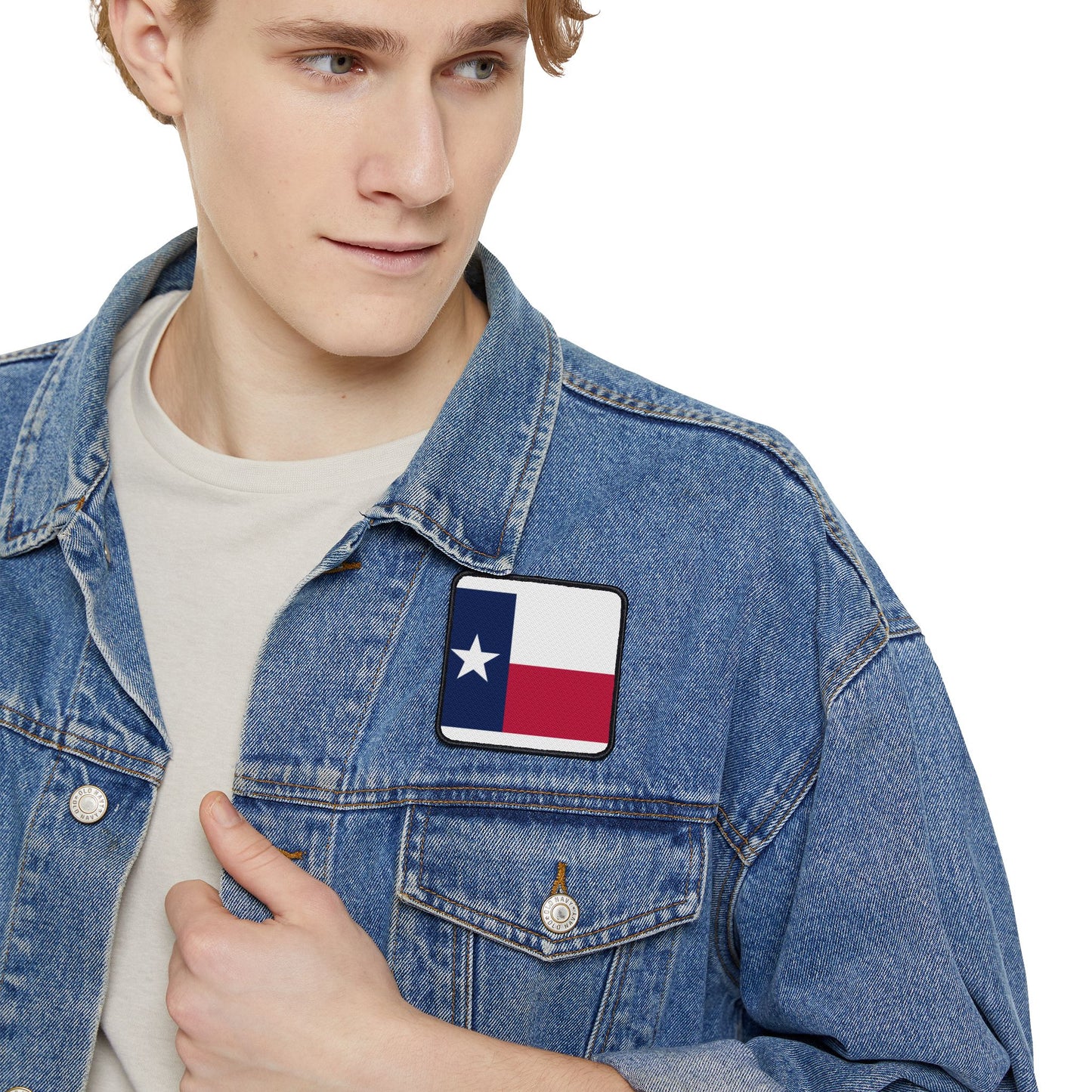 Flag Village Texas State Flag Embroidery Iron-On Patches