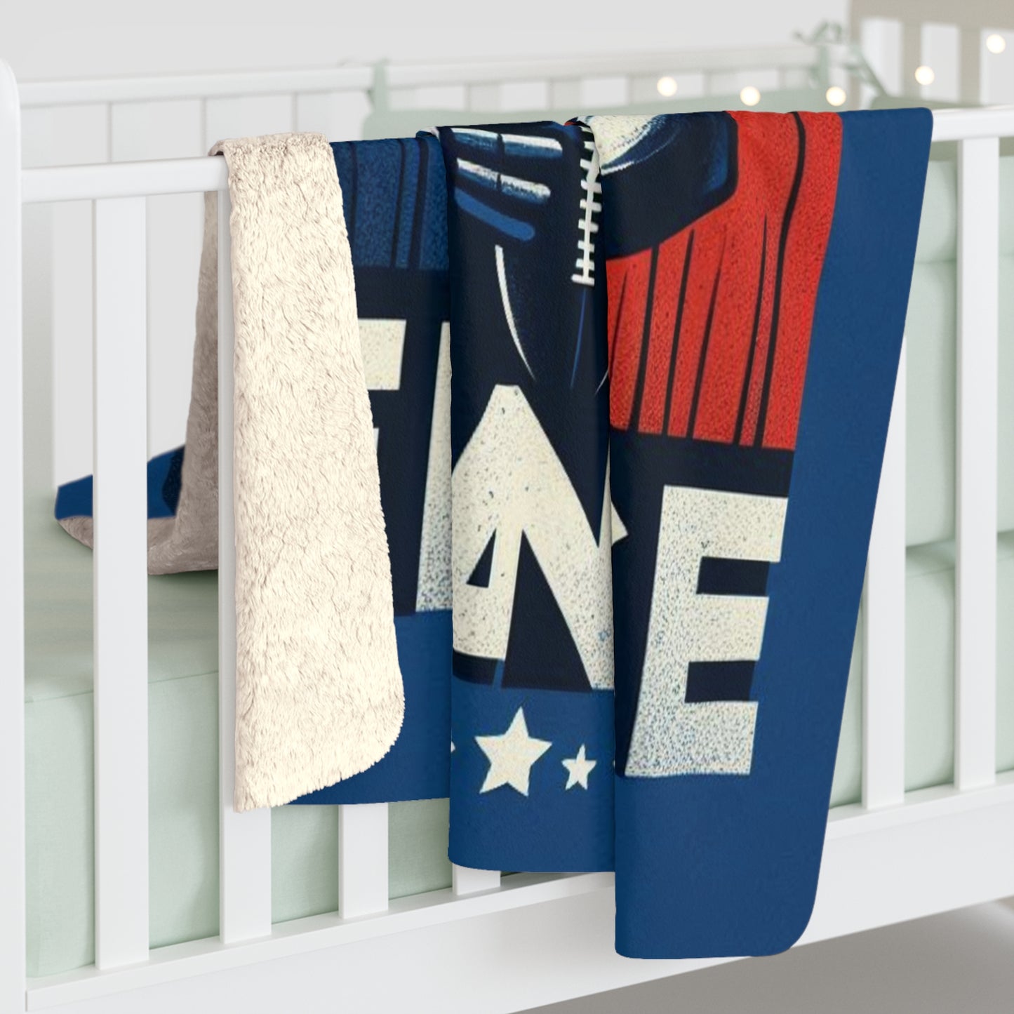 Flag Village France Sporting Flag Sherpa Fleece Blanket FRA0009