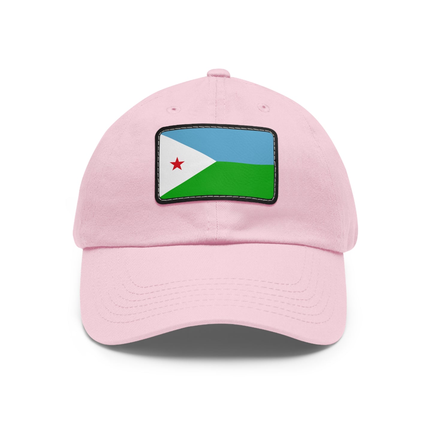 Flag Djibouti Flag Hat Cap with Leather Patch