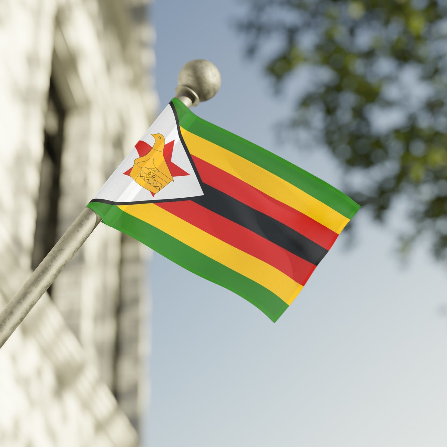 Flag Village Zimbabwe Flag 18" x 12" / 36" x 24" / 60" x 36"