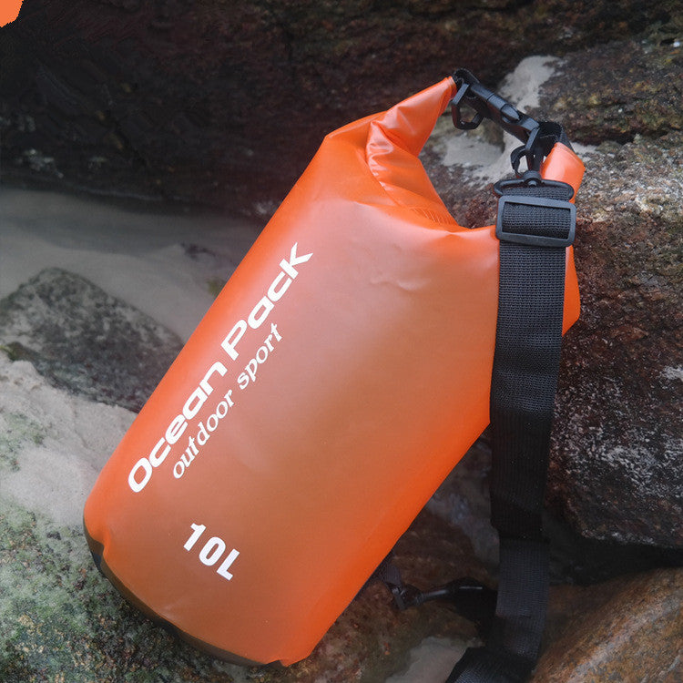 Flag Village Spot beach bag anti water bucket bag PVC waterproofing bag drifting waterproof bag swimming bag outdoor sports bag