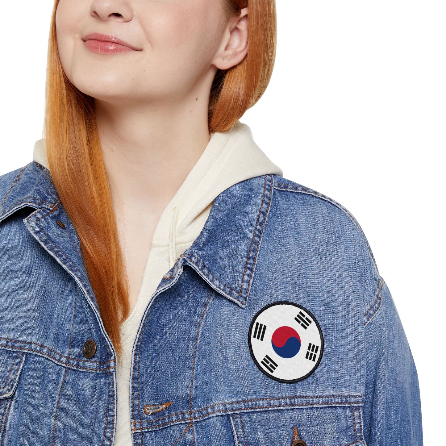 Flag Village South Korea Flag Embroidery Iron-On Patches