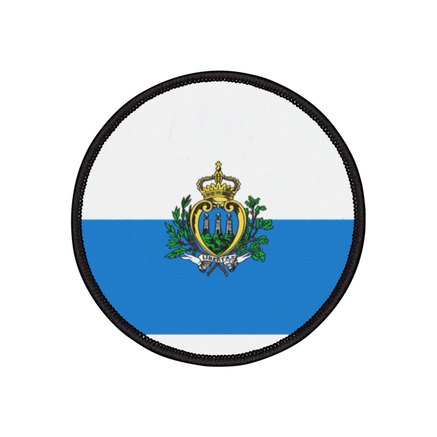 Flag Village San Marino Flag Embroidery Iron-On Patches