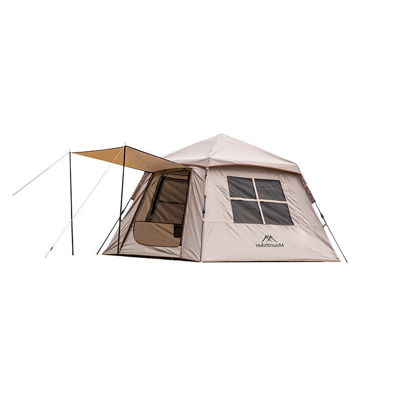 Flag Village Outdoor Camping Ground New Small Tent Windproof Rain Automatic Support