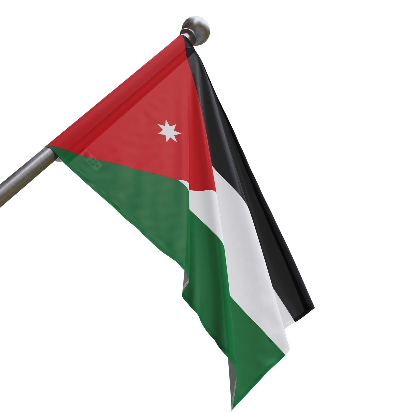 Flag Village Jordan Flag 18" x 12" / 36" x 24" / 60" x 36"