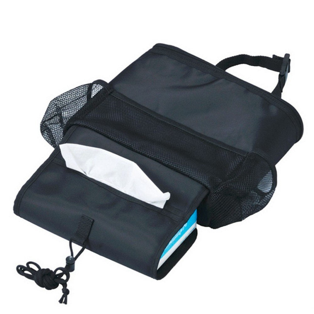 Flag Village Auto Tools Universal Car Auto Seat Back Auto Car Seat Organizer Multi-Pocket Storage Bag Organizer Holder Travel Hanger