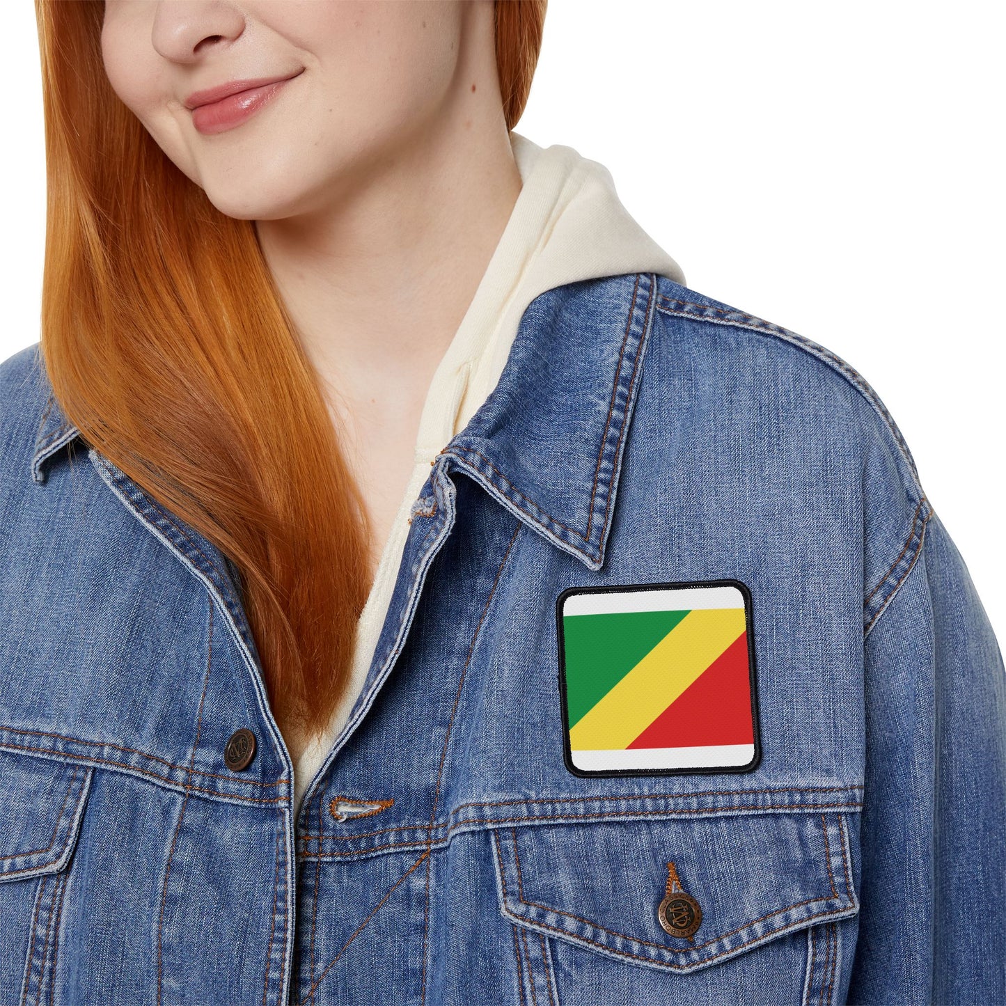 Flag Village Congo Flag Embroidery Iron-On Patches