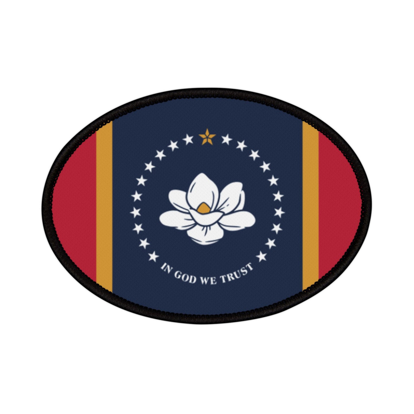 Flag Village Mississippi State Flag Embroidery Iron-On Patches