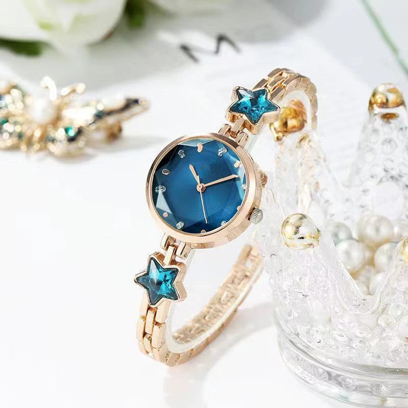 Flag Village Valentine's Day Fine Gifts Women's Rose Gift Box Watch Bracelet Perfume Exquisite Set Quartz Wrist Watch