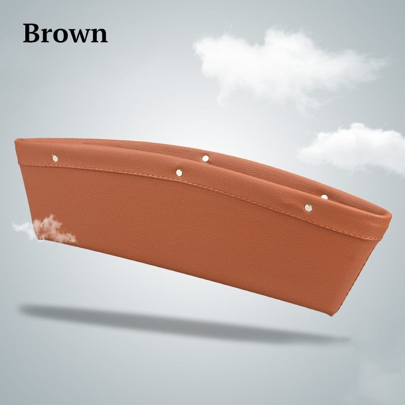 Flag Village Auto Tools Car Organizer Box Caddy Catcher PU Leather Seat Gap Storage Bag