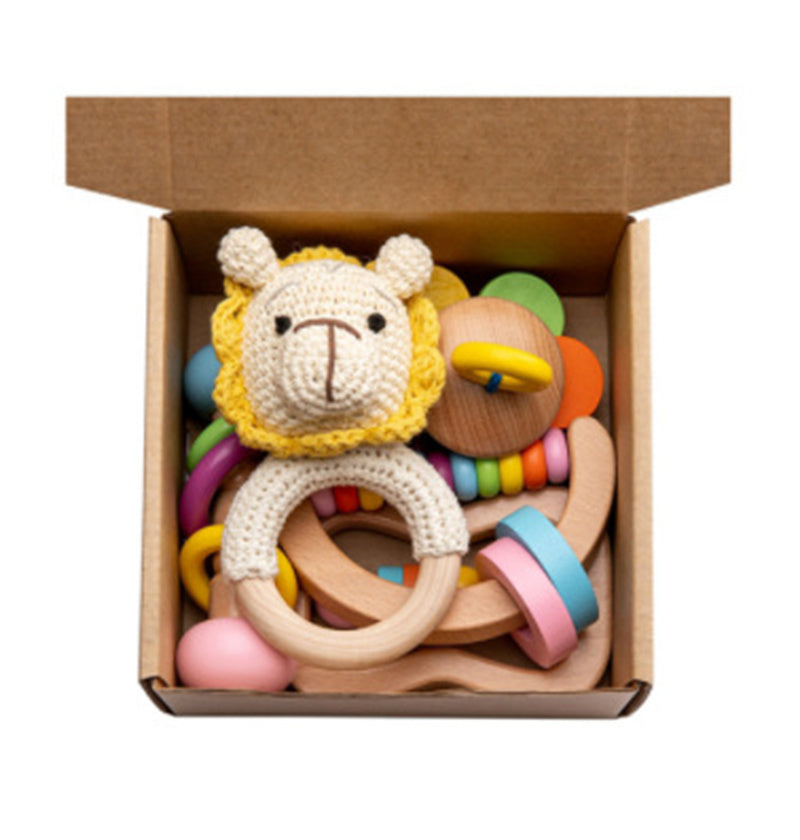 Flag Village Baby Educational Toy Molar Teether Gift Box