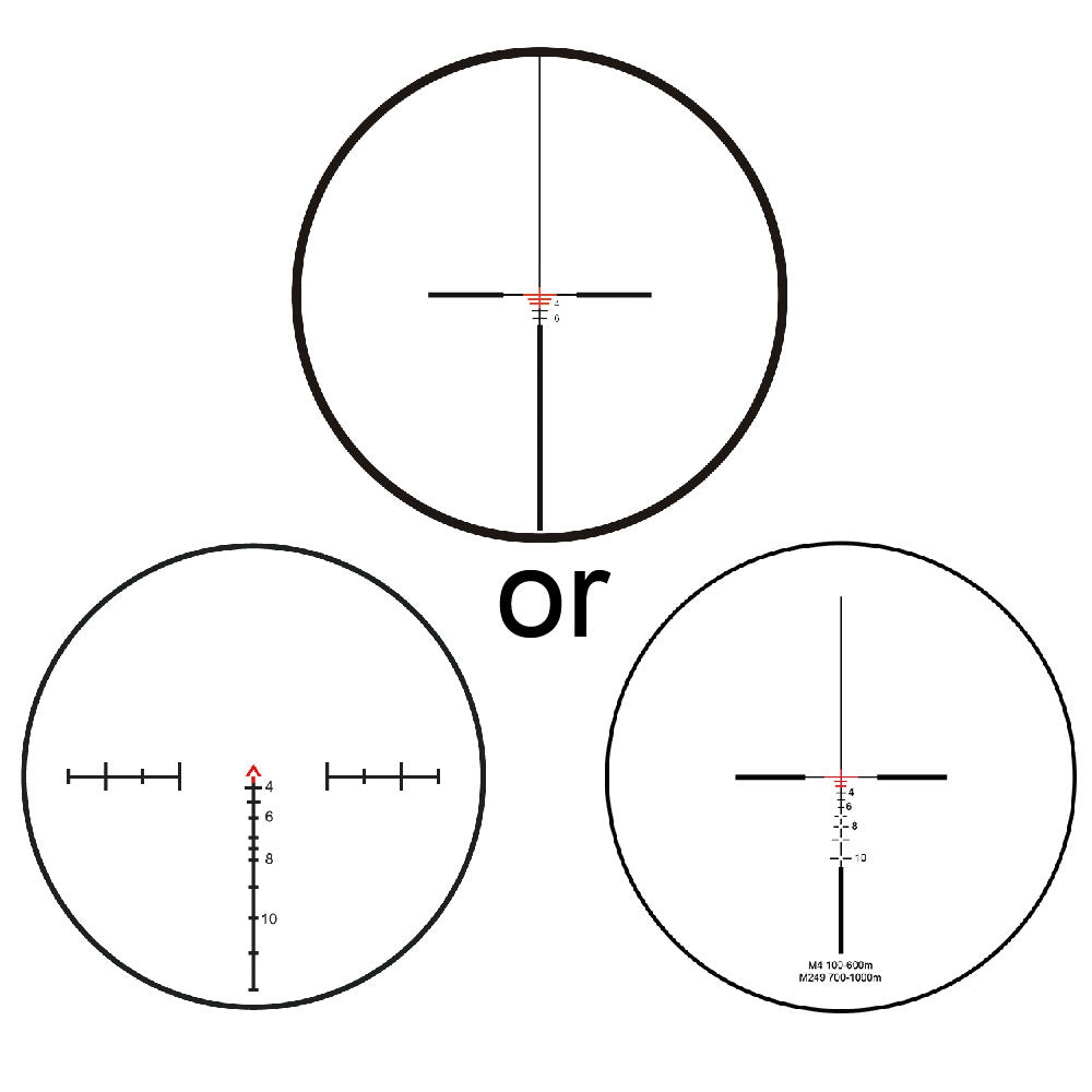 Flag Village Maku metal sight 4x32 eating chicken outdoor sports quadruple lens