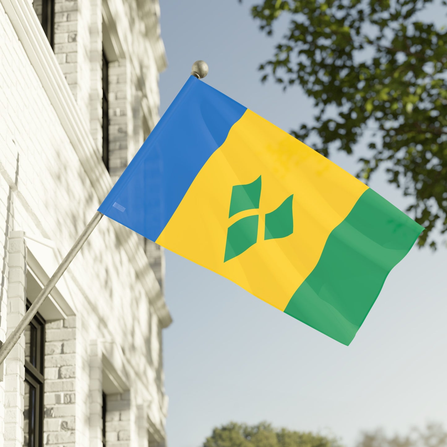 Flag Village Saint Vincent And The Grenadines Flag 18" x 12" / 36" x 24" / 60" x 36"