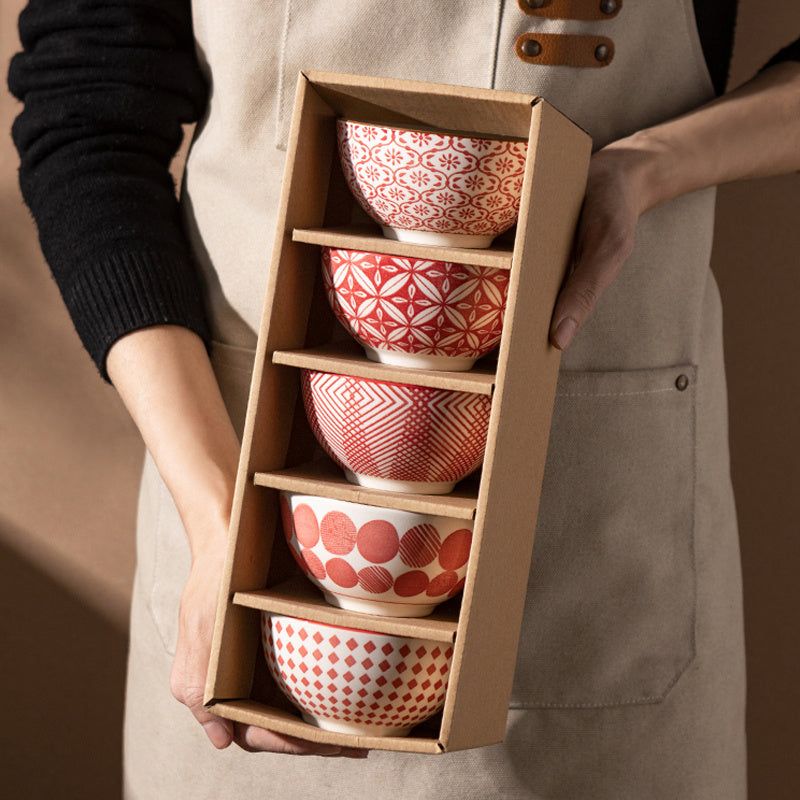 Flag Village Hefeng Ceramic Tableware Creative Personality Gift Box