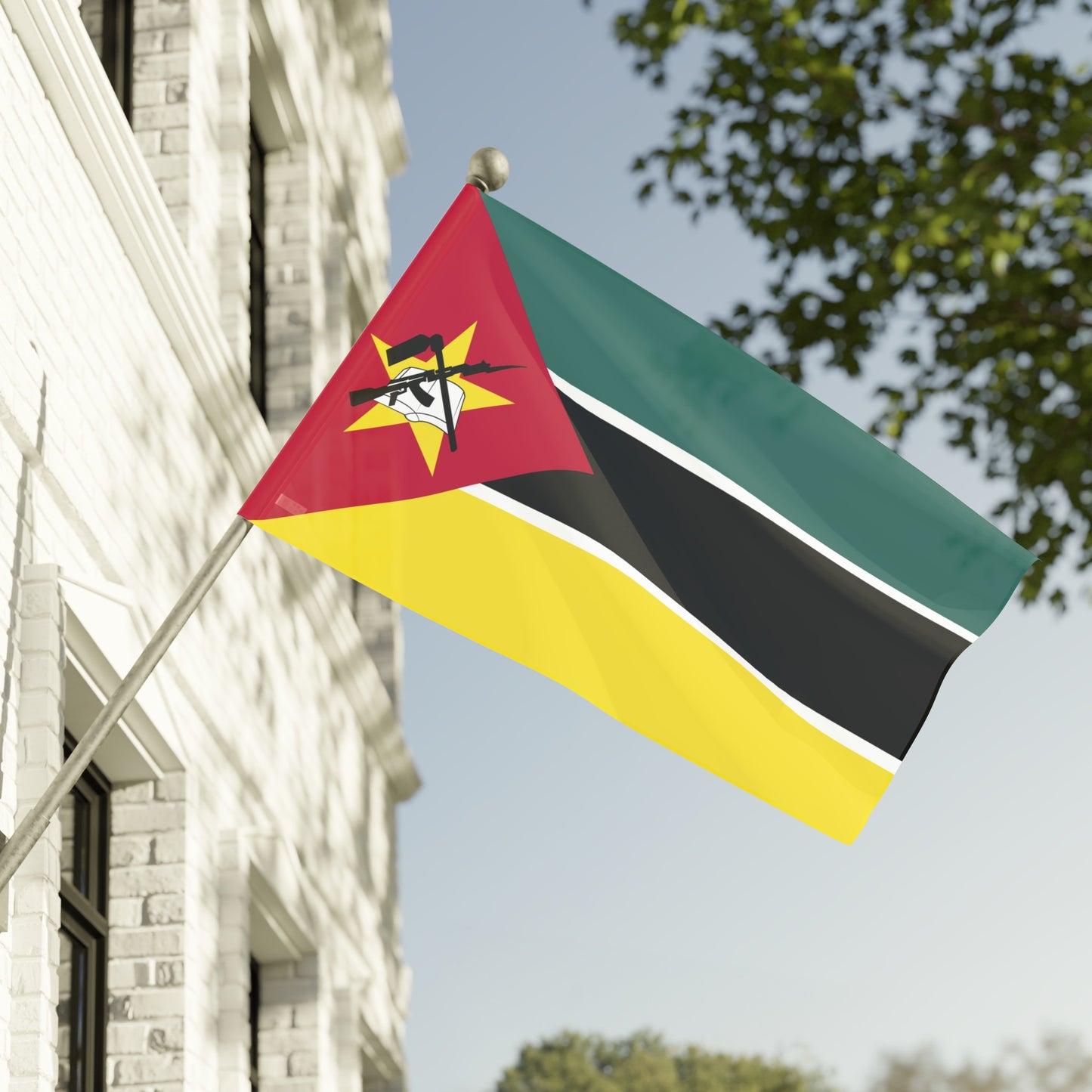 Flag Village Mozambique Flag 18" x 12" / 36" x 24" / 60" x 36"