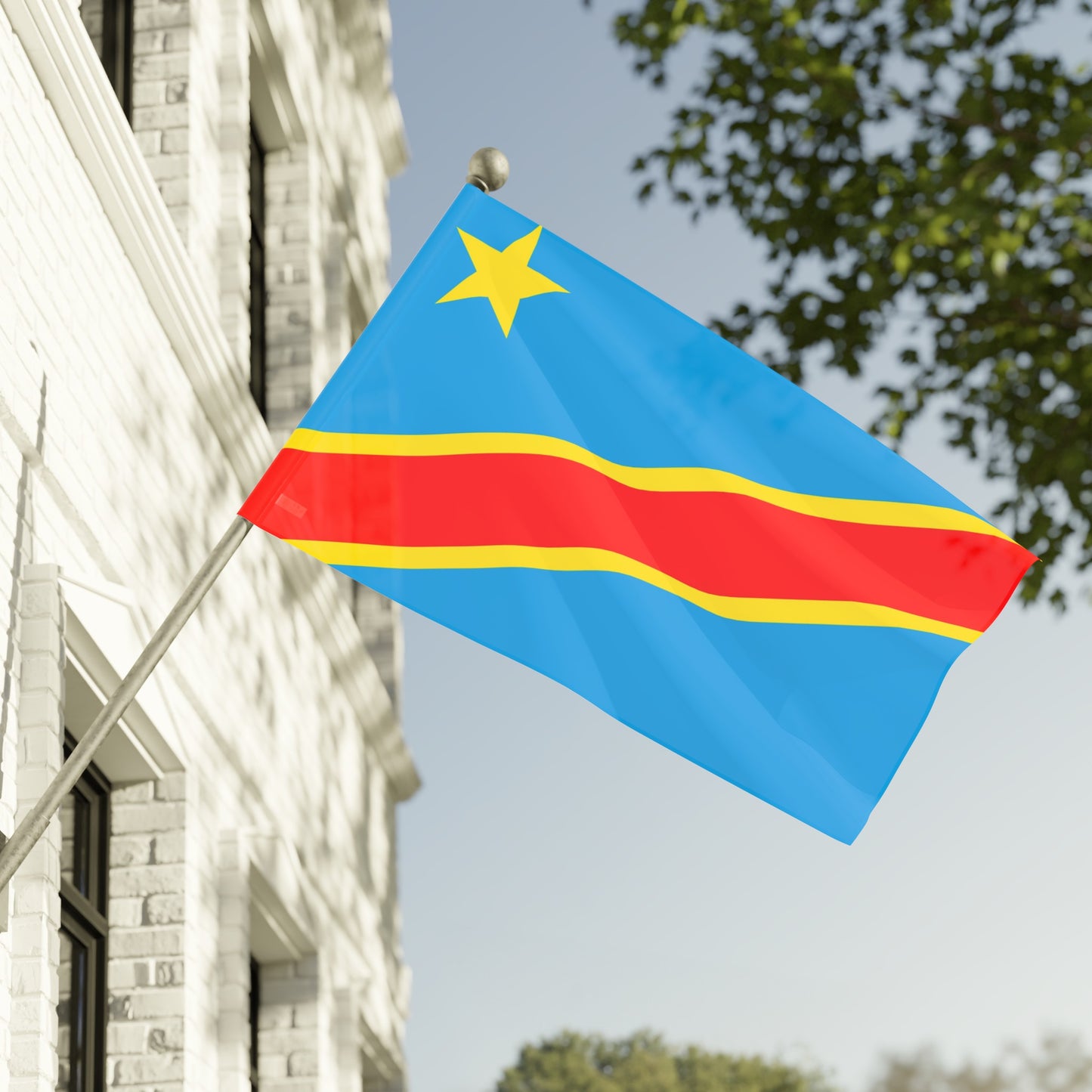 Flag Village Democratic Republic Of The Congo Flag 18" x 12" / 36" x 24" / 60" x 36"