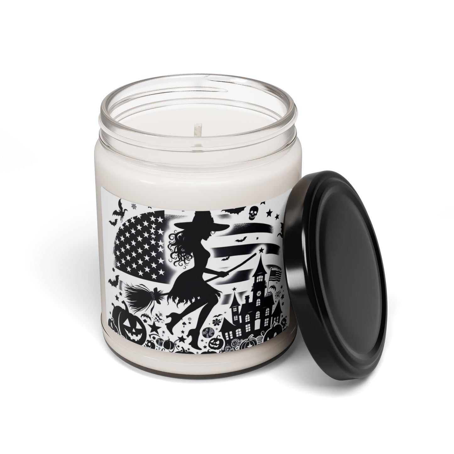 Flag Village Halloween Pretty Witch Scented Soy Candle, 9oz HW0031