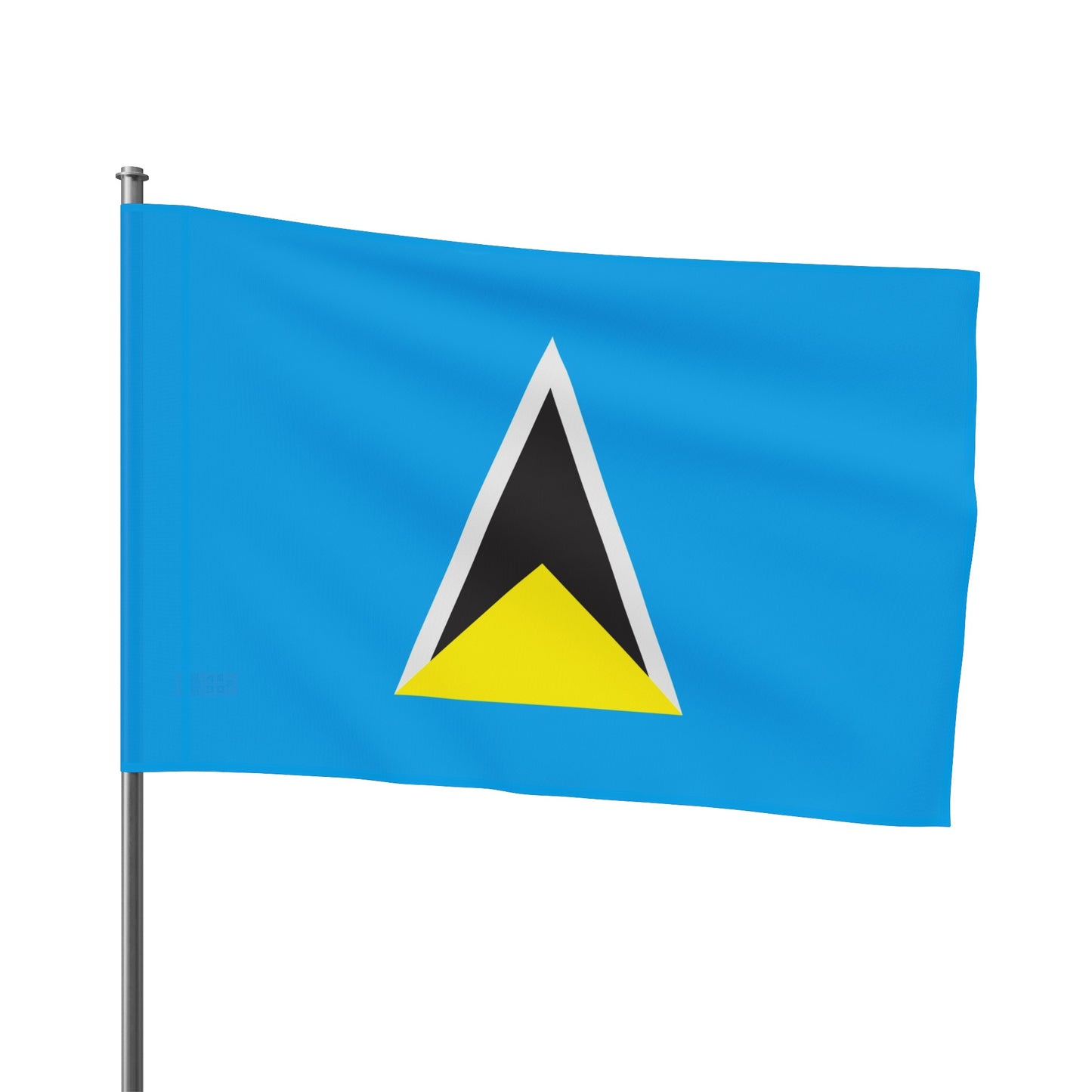 Flag Village Saint Lucia Flag 18" x 12" / 36" x 24" / 60" x 36"