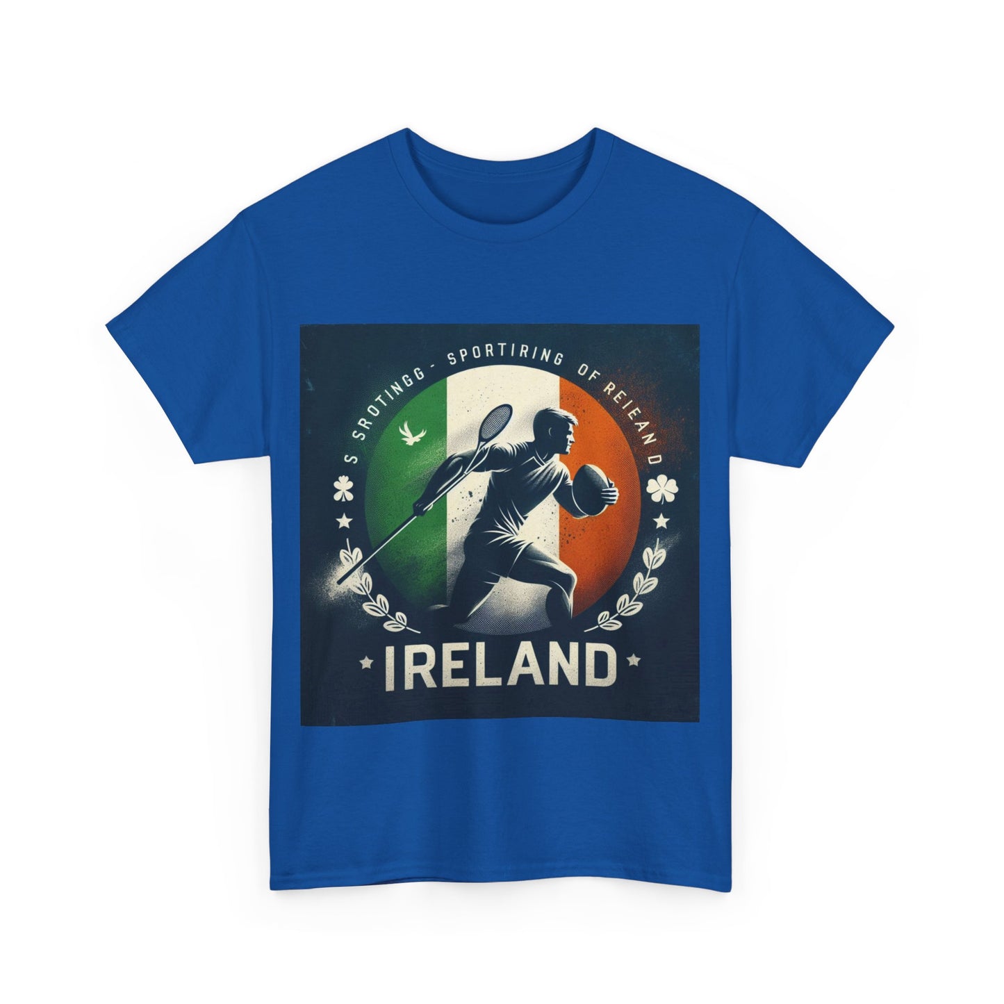 Flag Village Ireland Sporting Flag T-SHIRT Heavy Cotton Tee IRL0003