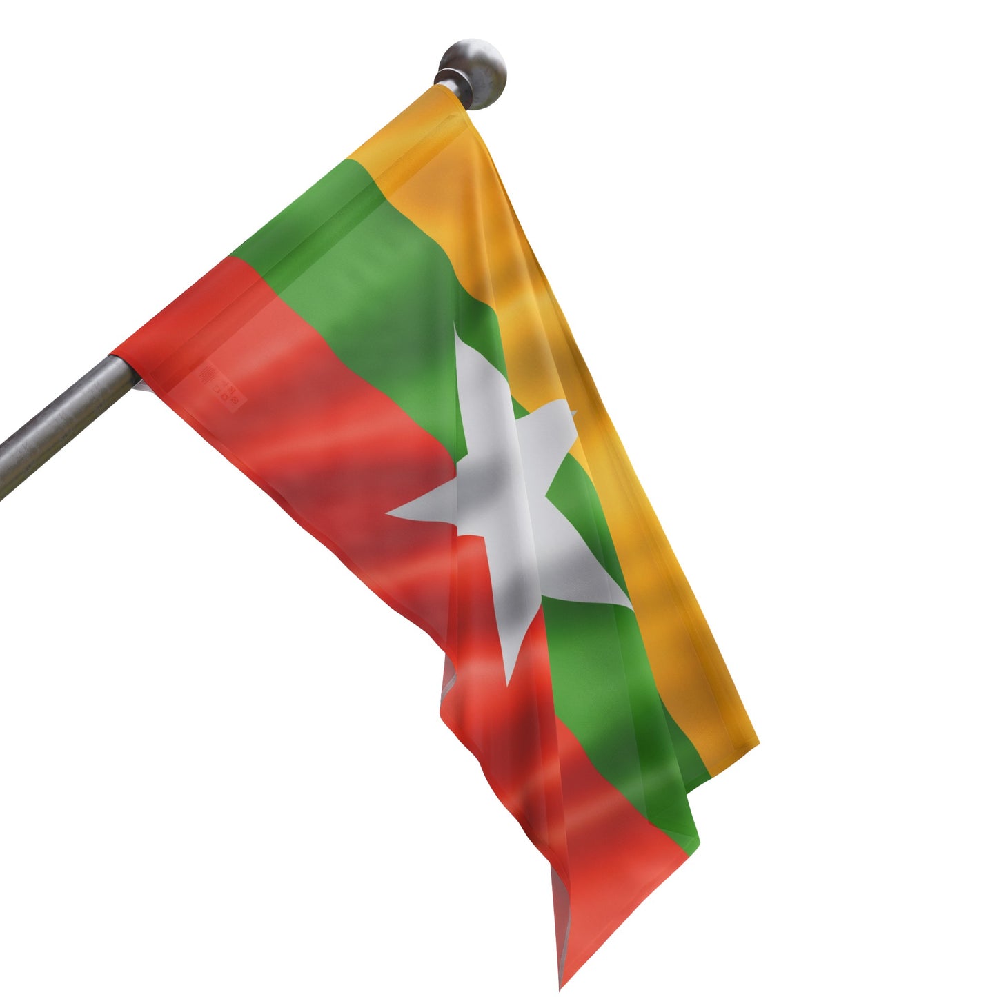 Flag Village Myanmar Flag 18" x 12" / 36" x 24" / 60" x 36"
