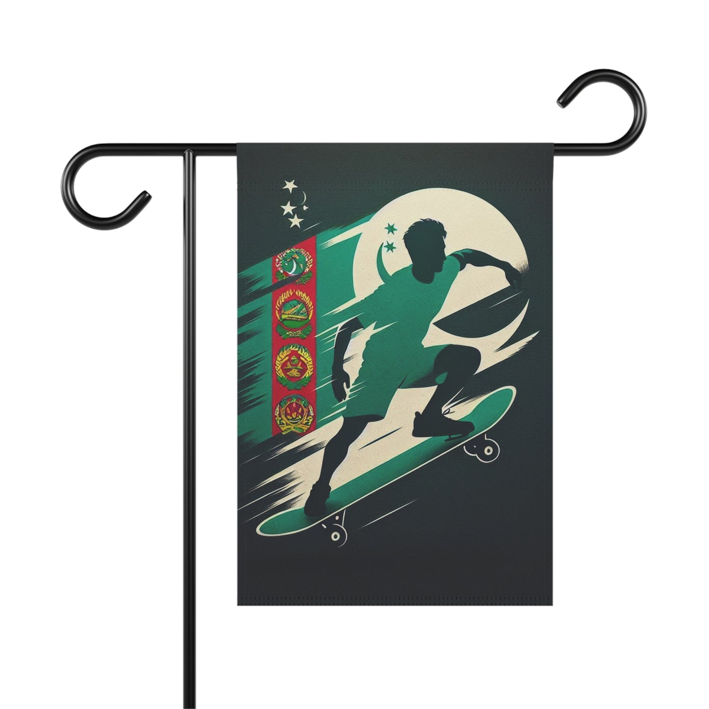 Flag Village Turkmenistan Flag Sporting Garden & House Banner TKM0002