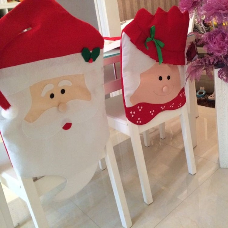 Flag Village Europe and the United States selling Christmas Christmas Christmas dinner table set chair coverings supplies decorative gifts large spot