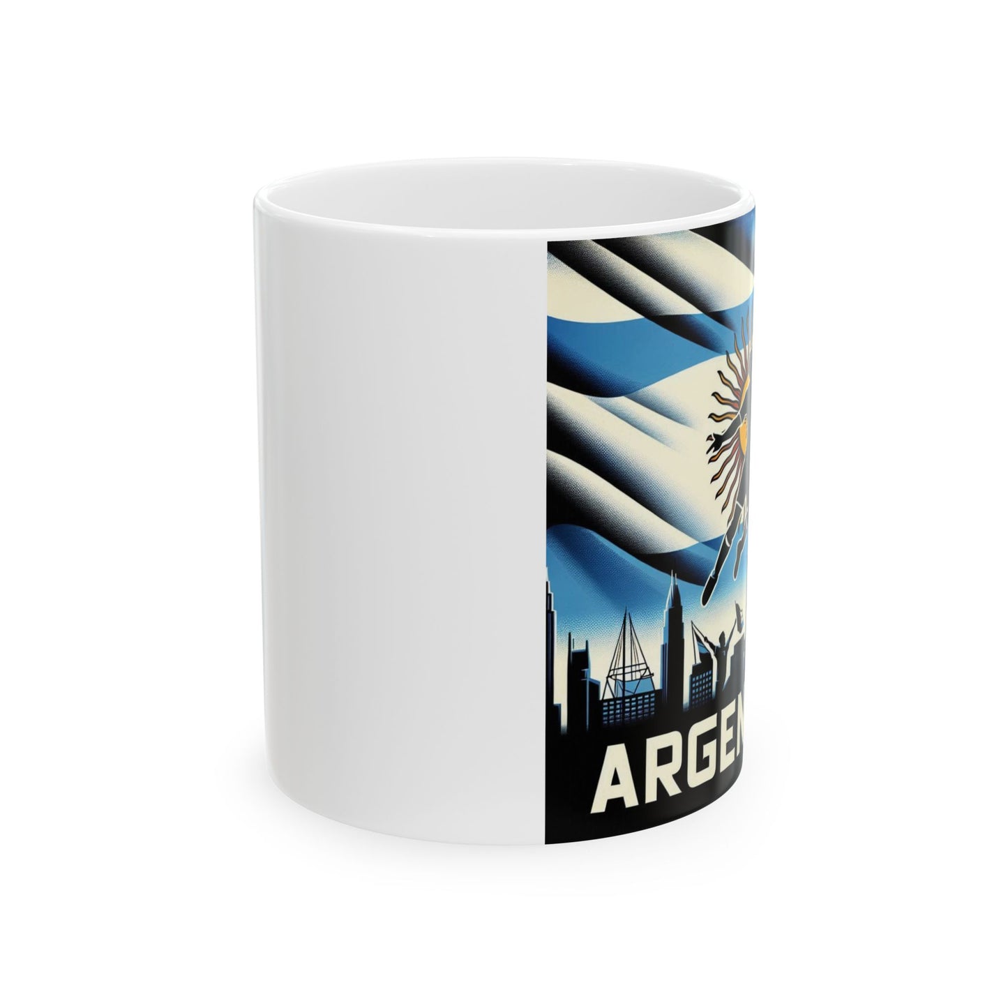 Flag Village ARGENTINA Sporting Flag Ceramic Coffee Mug 11oz ARG0001