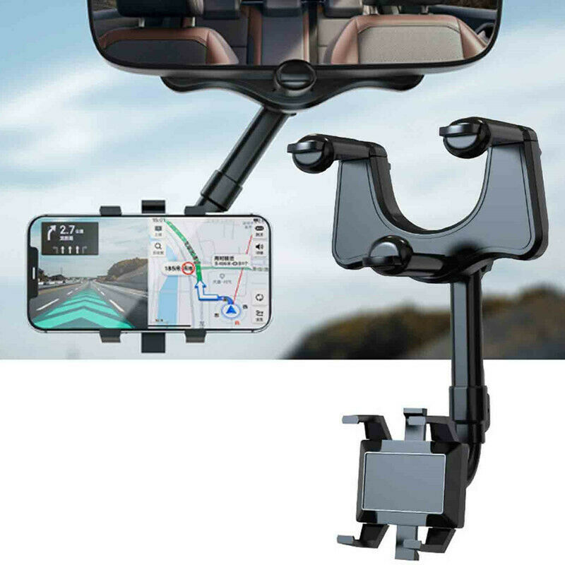 Flag Village Auto Tools Car Rearview Mirror Swivel Navigation Bracket