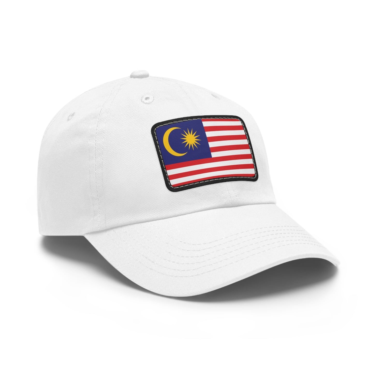 Flag Village Malaysia Flag Hat Cap with Leather Patch