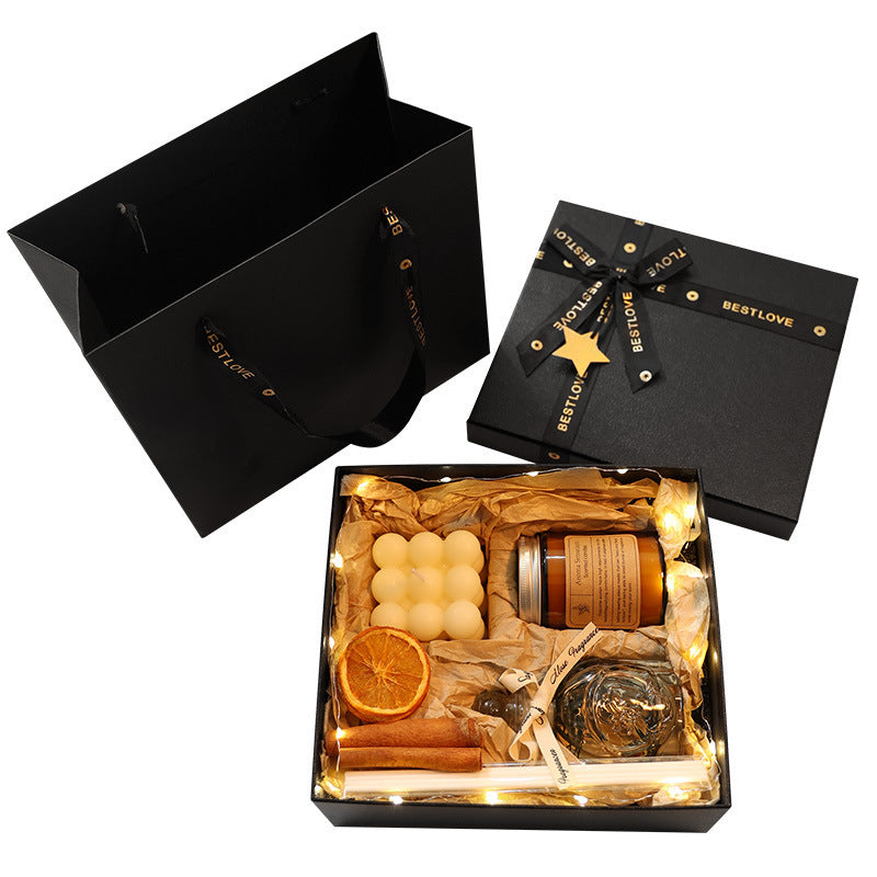 Flag Village Aromatherapy Candle Gift Box Niche Advanced Atmosphere